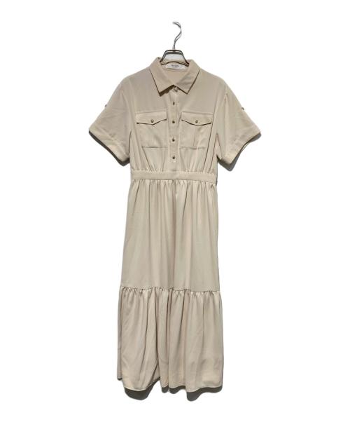 HER LIP TO（ハーリップトゥ）Her lip to (ハーリップトゥ) Noble Shirt Dress ベージュ サイズ:Sの古着・服飾アイテム