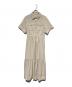 Her lip to（ハーリップトゥ）の古着「Noble Shirt Dress」｜ベージュ