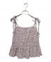 Her lip to（ハーリップトゥ）の古着「Cherry Pattern Strap Top」｜パープル