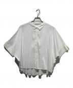 HER LIP TOハーリップトゥ）の古着「Linen-Blend Easy Shirt」｜ホワイト