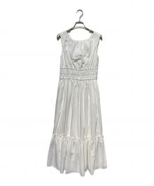 HER LIP TO（ハーリップトゥ）の古着「Riviera Double Bow Dress」｜ホワイト