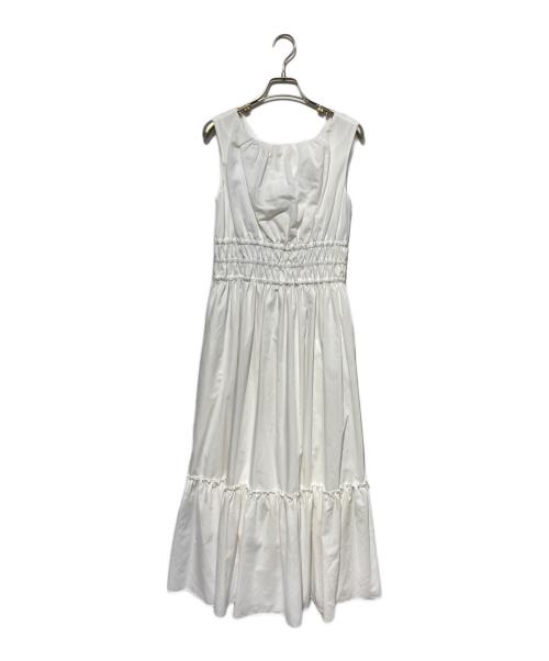 HER LIP TO（ハーリップトゥ）Her lip to (ハーリップトゥ) Riviera Double Bow Dress ホワイト サイズ:Mの古着・服飾アイテム