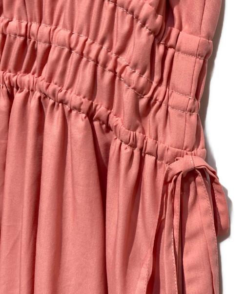 HER LIP TO（ハーリップトゥ）Her lip to (ハーリップトゥ) Riviera Bow Tiered Long Dress ピンク サイズ:Mの古着・服飾アイテム