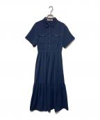 HER LIP TOハーリップトゥ）の古着「Noble Shirt Dress」｜ネイビー