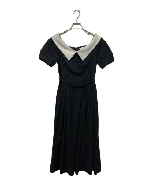 HER LIP TO（ハーリップトゥ）Her lip to (ハーリップトゥ) Coralie Belted Dress ブラック サイズ:Sの古着・服飾アイテム