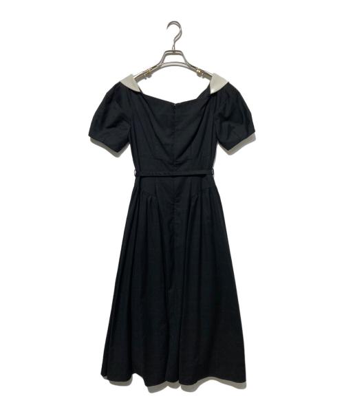 HER LIP TO（ハーリップトゥ）Her lip to (ハーリップトゥ) Coralie Belted Dress ブラック サイズ:Sの古着・服飾アイテム