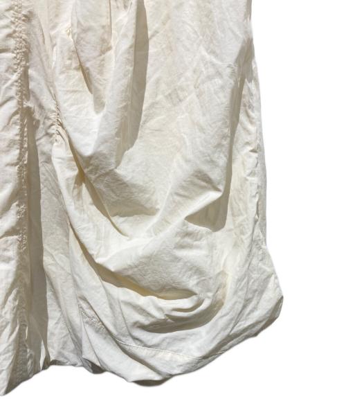 OMMO（オーエムエムオー）OMMO (オーエムエムオー) MIX SHOULDER BALLOON OP ベージュ サイズ:38の古着・服飾アイテム