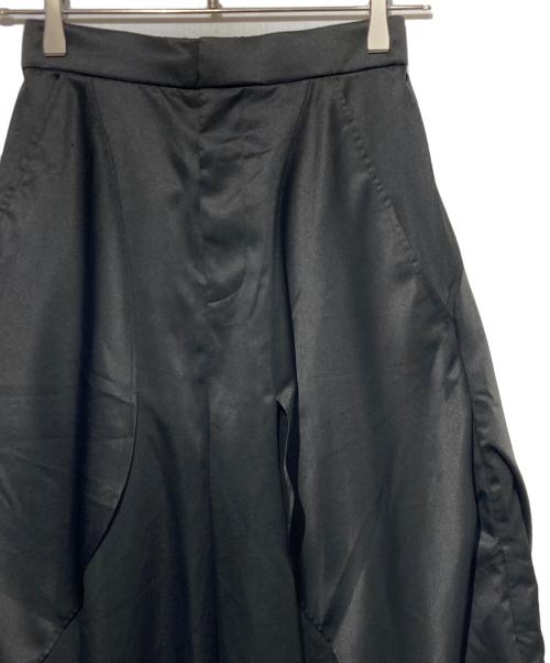 UN3D.（アンスリード）UN3D. (アンスリード) ウェーブラッフルパンツ ブラック サイズ:36の古着・服飾アイテム