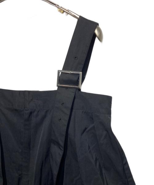 UN3D.（アンスリード）UN3D. (アンスリード) ビッグパンツオールインワン ブラック サイズ:38の古着・服飾アイテム