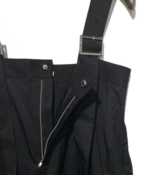 UN3D.（アンスリード）UN3D. (アンスリード) ビッグパンツオールインワン ブラック サイズ:38の古着・服飾アイテム