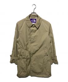 THE NORTHFACE PURPLELABEL×BEAMS（ザ・ノースフェイス パープルレーベル×ビームス）の古着「別注 65/35クロスステンカラーコート」｜ベージュ