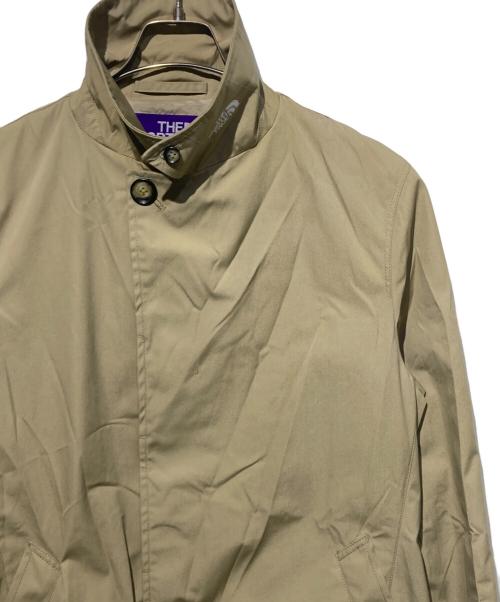 THE NORTHFACE PURPLELABEL（ザ・ノースフェイス パープルレーベル）THE NORTHFACE PURPLELABEL (ザ・ノースフェイス パープルレーベル) BEAMS (ビームス) 別注 65/35クロスステンカラーコート ベージュ サイズ:Mの古着・服飾アイテム