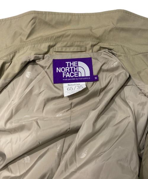THE NORTHFACE PURPLELABEL（ザ・ノースフェイス パープルレーベル）THE NORTHFACE PURPLELABEL (ザ・ノースフェイス パープルレーベル) BEAMS (ビームス) 別注 65/35クロスステンカラーコート ベージュ サイズ:Mの古着・服飾アイテム
