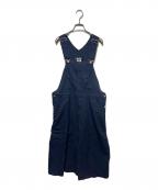 BLACK COMME des GARCONSブラックコムデギャルソン）の古着「チェック柄ジャンパースカート」｜ブラック×ブルー