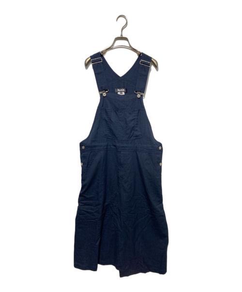 BLACK COMME des GARCONS（ブラックコムデギャルソン）BLACK COMME des GARCONS (ブラックコムデギャルソン) チェック柄ジャンパースカート ブラック×ブルー サイズ:Sの古着・服飾アイテム