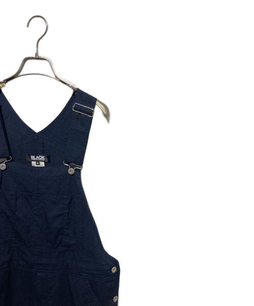 BLACK COMME des GARCONS（ブラックコムデギャルソン）BLACK COMME des GARCONS (ブラックコムデギャルソン) チェック柄ジャンパースカート ブラック×ブルー サイズ:Sの古着・服飾アイテム