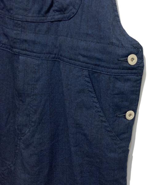 BLACK COMME des GARCONS（ブラックコムデギャルソン）BLACK COMME des GARCONS (ブラックコムデギャルソン) チェック柄ジャンパースカート ブラック×ブルー サイズ:Sの古着・服飾アイテム