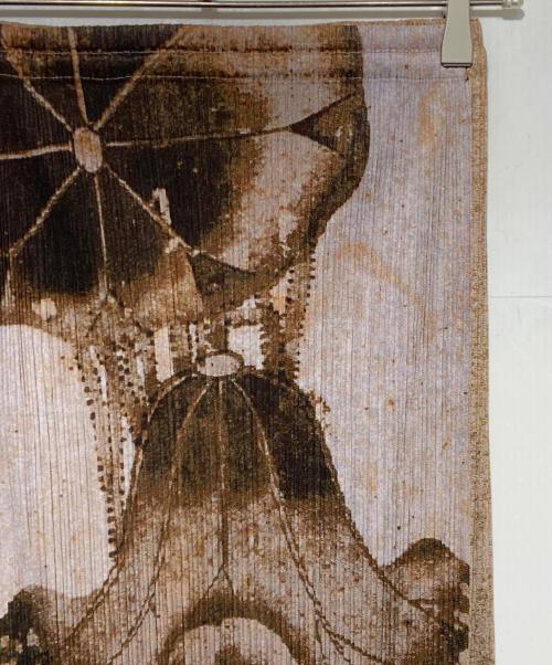 PLEATS PLEASE（プリーツプリーズ）PLEATS PLEASE (プリーツプリーズ) 和柄プリーツスカート ベージュ サイズ:3の古着・服飾アイテム