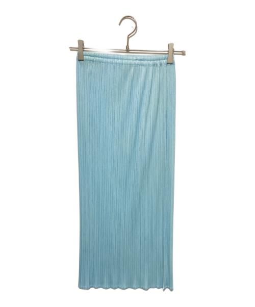 PLEATS PLEASE（プリーツプリーズ）PLEATS PLEASE (プリーツプリーズ) プリーツスカート ブルー サイズ:1の古着・服飾アイテム
