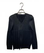 PLEATS PLEASEプリーツプリーズ）の古着「プリーツジャケット」｜ブラック