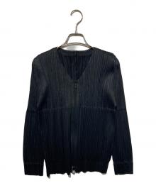 PLEATS PLEASE（プリーツプリーズ）の古着「プリーツジャケット」｜ブラック