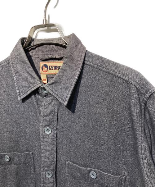 NIGEL CABOURN（ナイジェルケーボン）NIGEL CABOURN (ナイジェルケーボン) 長袖シャツ グレー サイズ:48の古着・服飾アイテム