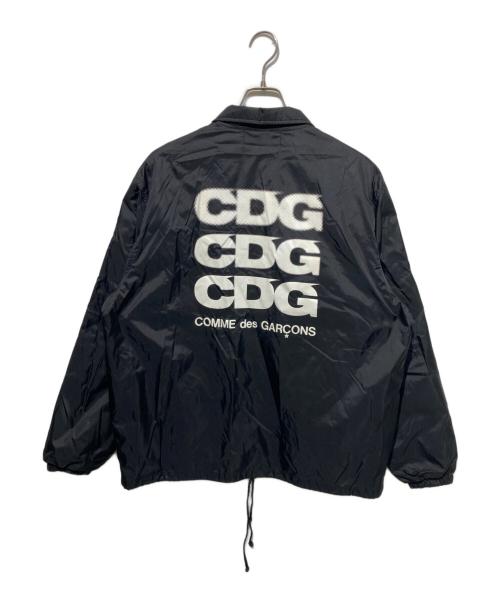 CDG（シーディージー）CDG (シーディージー) バックロゴコーチジャケット ブラック サイズ:Lの古着・服飾アイテム