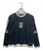 stussyステューシー）の古着「ALPINE SWEATER」｜ブラック
