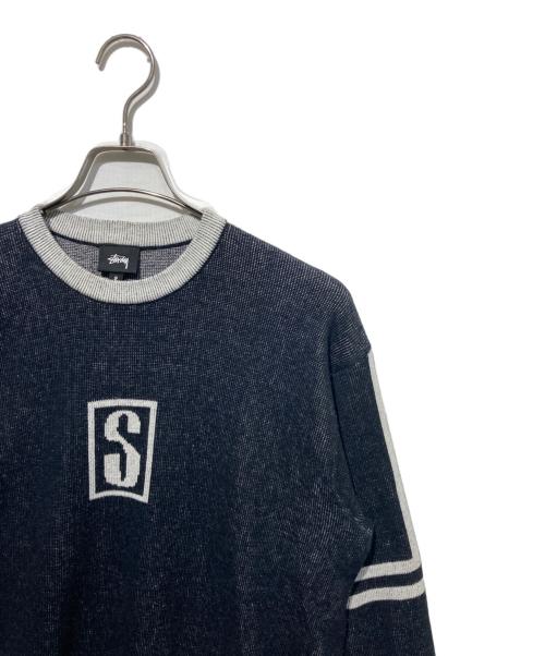 stussy（ステューシー）stussy (ステューシー) ALPINE SWEATER ブラック サイズ:Sの古着・服飾アイテム