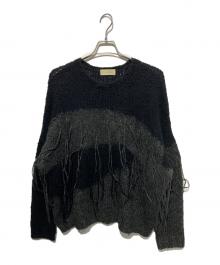 jieda（ジエダ）の古着「PANEL OVER KNIT」｜ブラック