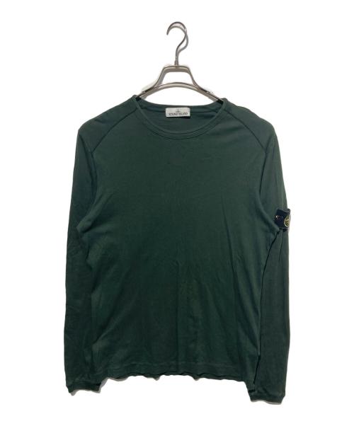 STONE ISLAND（ストーンアイランド）STONE ISLAND (ストーンアイランド) ロングスリーブカットソー グリーン サイズ:XLの古着・服飾アイテム
