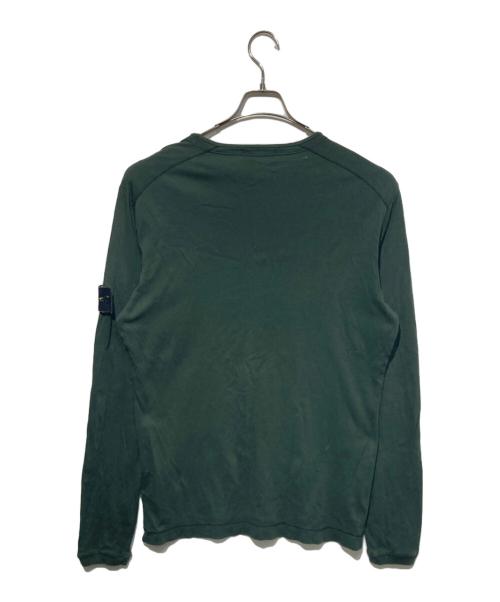 STONE ISLAND（ストーンアイランド）STONE ISLAND (ストーンアイランド) ロングスリーブカットソー グリーン サイズ:XLの古着・服飾アイテム