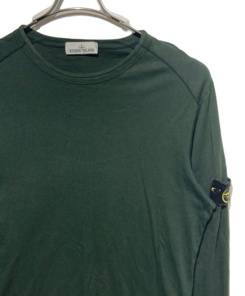 STONE ISLAND（ストーンアイランド）STONE ISLAND (ストーンアイランド) ロングスリーブカットソー グリーン サイズ:XLの古着・服飾アイテム