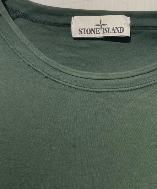 STONE ISLAND（ストーンアイランド）STONE ISLAND (ストーンアイランド) ロングスリーブカットソー グリーン サイズ:XLの古着・服飾アイテム