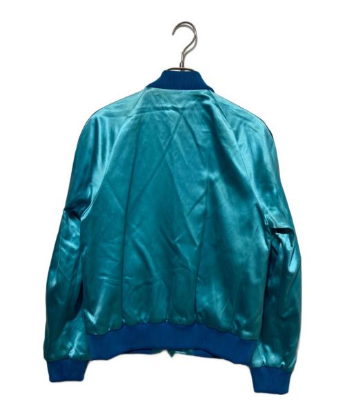 MARC JACOBS（マークジェイコブス）MARC JACOBS (マークジェイコブス) シルク混スカジャン ブルー サイズ:2の古着・服飾アイテム