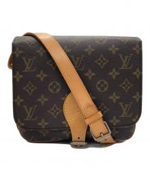 LOUIS VUITTON（ルイ ヴィトン）の古着「カルトシエールMM ショルダーバッグ」｜ブラウン