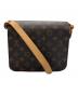 LOUIS VUITTON (ルイ ヴィトン) カルトシエールMM ショルダーバッグ ブラウン：60000円