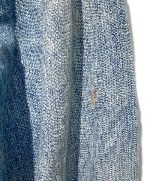 RRL（ダブルアールエル）RRL (ダブルアールエル) コンチョボタンウエスタンシャツ ブルー サイズ:2の古着・服飾アイテム