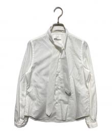 noir kei ninomiya（ノワール ケイ ニノミヤ）の古着「ボウタイブラウス」｜ホワイト