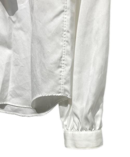 noir kei ninomiya（ノワール ケイ ニノミヤ）noir kei ninomiya (ノワール ケイ ニノミヤ) ボウタイブラウス ホワイト サイズ:XSの古着・服飾アイテム