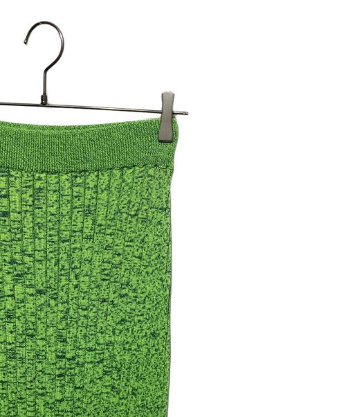 MM6 Maison Margiela（エムエムシックスメゾンマルジェラ）MM6 Maison Margiela (エムエムシックスメゾンマルジェラ) ニットスカート グリーン サイズ:Sの古着・服飾アイテム