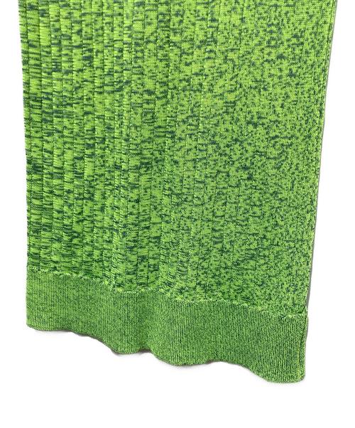 MM6 Maison Margiela（エムエムシックスメゾンマルジェラ）MM6 Maison Margiela (エムエムシックスメゾンマルジェラ) ニットスカート グリーン サイズ:Sの古着・服飾アイテム