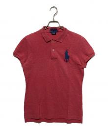RALPH LAUREN（ラルフローレン）の古着「ビッグポニー スキニーフィットポロシャツ」｜ピンク