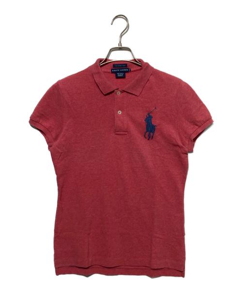 RALPH LAUREN（ラルフローレン）RALPH LAUREN (ラルフローレン) ビッグポニー スキニーフィットポロシャツ ピンク サイズ:Mの古着・服飾アイテム