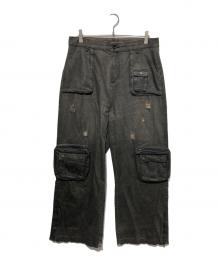 TROUBLED WATERS（トラブルウォーター）の古着「SAFARI CARGO PANTS カーゴパンツ」｜グレー
