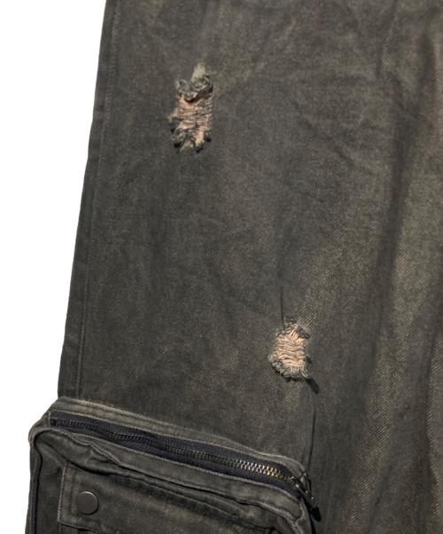 TROUBLED WATERS（トラブルウォーター）Troubled Waters (トラブルウォーター) SAFARI CARGO PANTS カーゴパンツ グレー サイズ:Lの古着・服飾アイテム