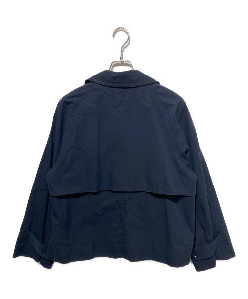 Spick and Span（スピック＆スパン）Spick and Span (スピック＆スパン) ソフトツイルショートトレンチコート ネイビー サイズ:38の古着・服飾アイテム