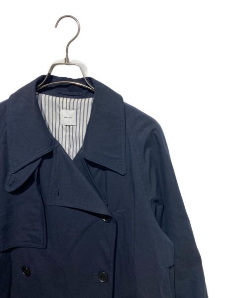 Spick and Span（スピック＆スパン）Spick and Span (スピック＆スパン) ソフトツイルショートトレンチコート ネイビー サイズ:38の古着・服飾アイテム