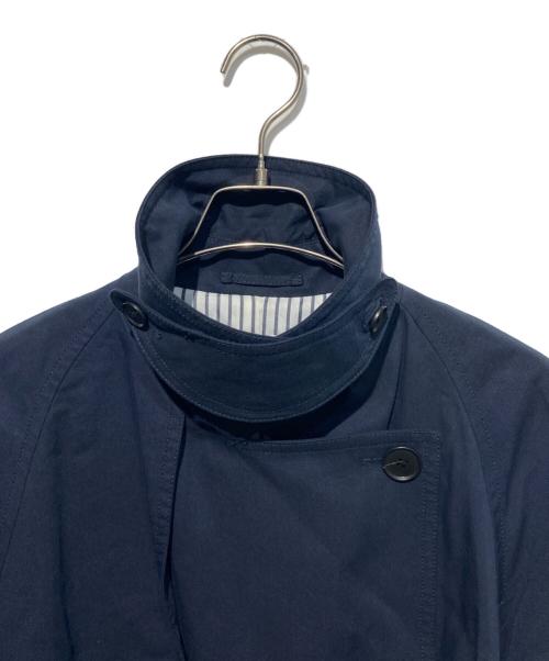 Spick and Span（スピック＆スパン）Spick and Span (スピック＆スパン) ソフトツイルショートトレンチコート ネイビー サイズ:38の古着・服飾アイテム