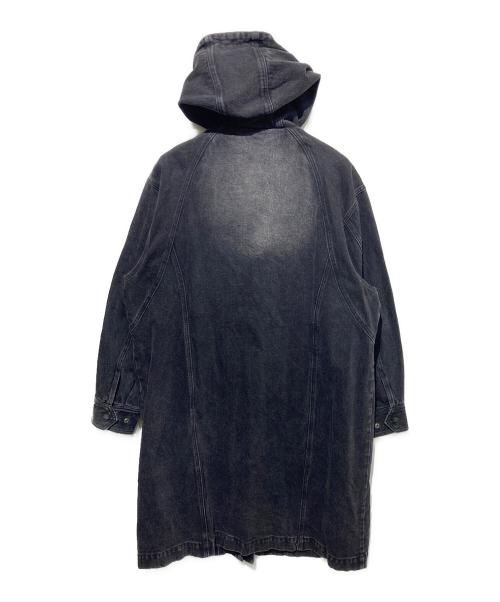 HARE（ハレ）HARE (ハレ) デニムフードコート ブラック サイズ:Fの古着・服飾アイテム
